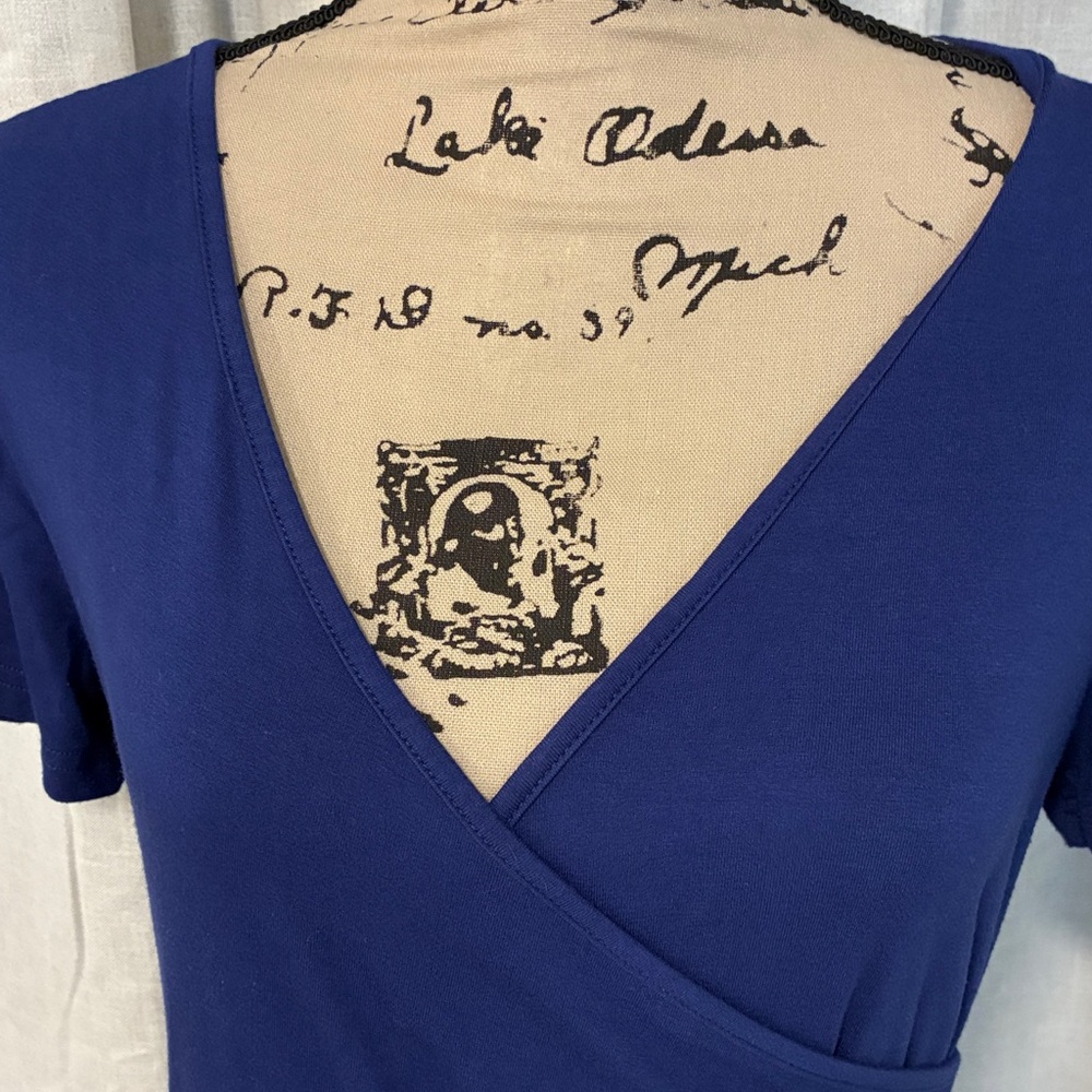 Mango Deep Blue Top - Picture 4 of 7